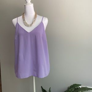 Lavender Top / Adjustable Straps